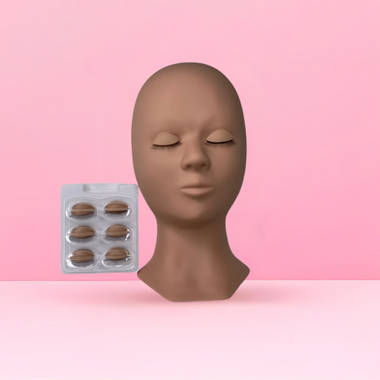 Mannequin Head With Eyelids